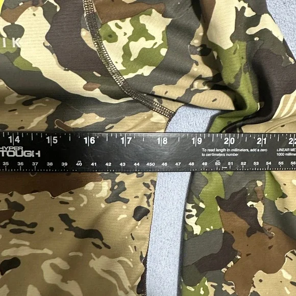 Killik Veil Camo Long Sleeve Performance Shirt Base Layer Brown Green Womens M - Picture 5 of 8